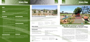 Botanic Ridge Botanic Ridge - Growth Areas Authority