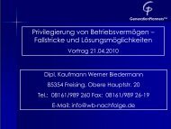 Download Präsentationsunterlagen Dipl. Kaufmann Werner ...