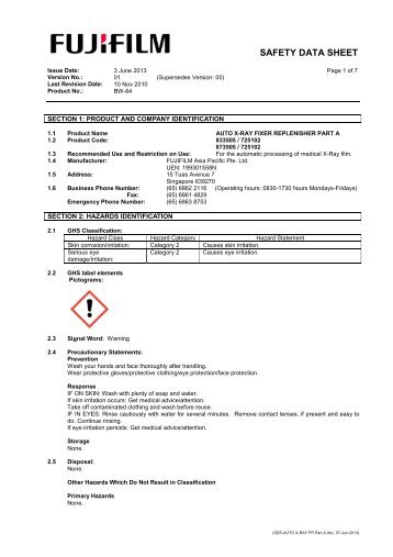 AUTO X-RAY F/R PART A - Fujifilm