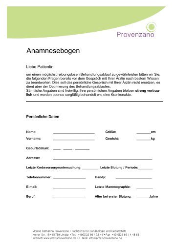 Neupatientin-Anamnesebogen hierherunterladen (PDF)