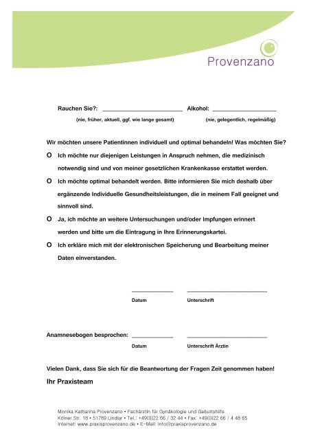 Neupatientin-Anamnesebogen hierherunterladen (PDF)