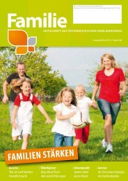Zeitschrift Familie, Ausgabe Mai 2013 [PDF 4 MB] - Familienbund