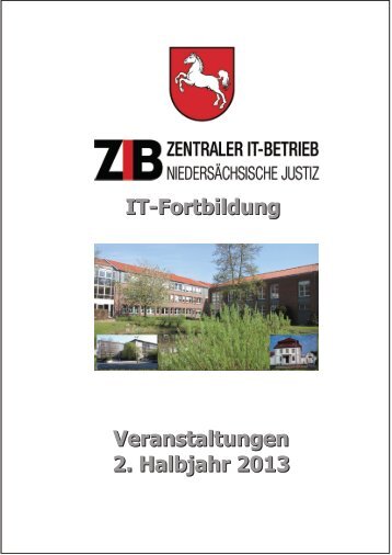 Programmheft 2. Halbjahr 2013 Zentraler IT-Betrieb Nds. (pdf, 5.4 MB)