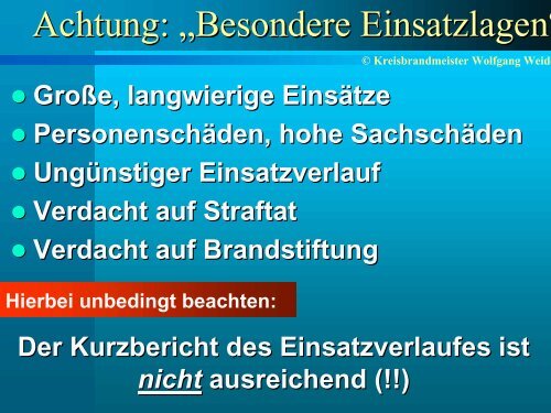 Der Einsatzbericht - Feuerwehrverband Rheinisch-Bergischer Kreis ...