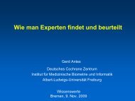 Experten? - Initiative Wissenschaftsjournalismus