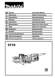 GB Trimmer Instruction Manual F Affleureuse Manuel d ... - Makita