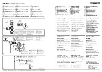 EMOtec thermischer Stellantrieb