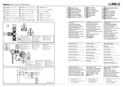 EMOtec thermischer Stellantrieb