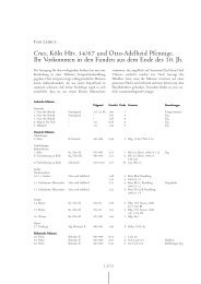 Crux, Köln Häv. 34/67 und Otto-Adelheid Pfennige. Ihr Vorkommen ...