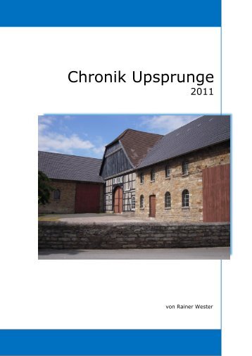 Chronik Upsprunge