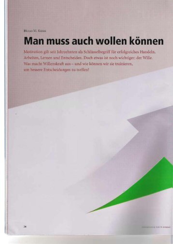 Zeitschrift Psychologie Heute, Heft 28. 2011