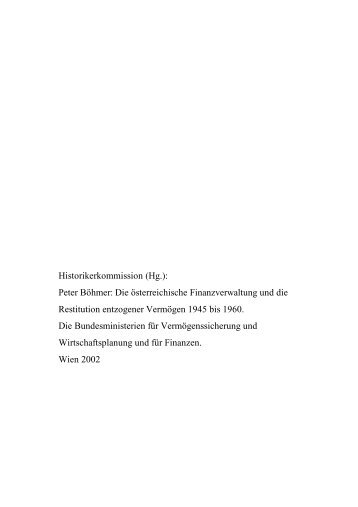 Peter Böhmer: Die österreichische Finanzverwaltung und die ...