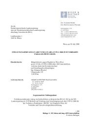 Stellungnahme BI gegen Fluglärm in Wien West - Fluglaerm10.at