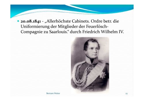 Bertram Weiter - Freiwillige Feuerwehr Saarlouis