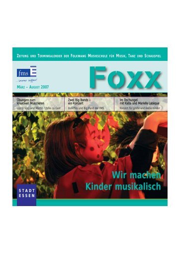 Foxx 11 - Folkwang Musikschule - Essen