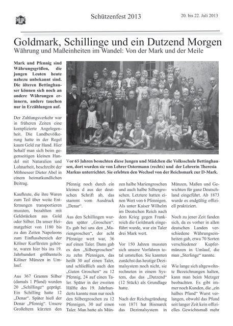 Schützenzeitung 2013 - Schützenbruderschaft St. Antonius ...