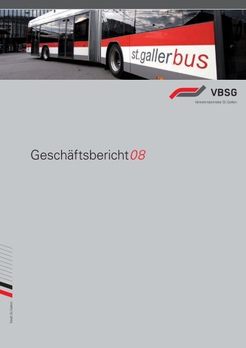 Geschäftsbericht VBSG 2008 - Seebus