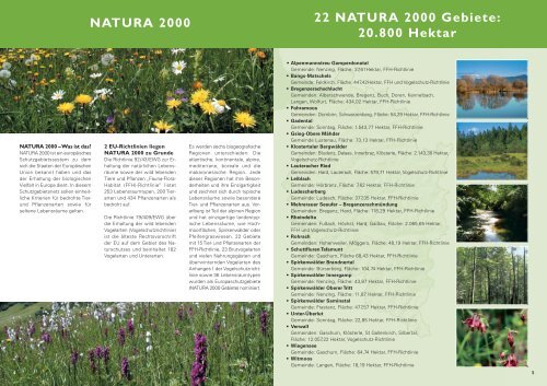 Broschüre Natura 2000 - Der Vorarlberger Weg (2004) (3.0 MB )