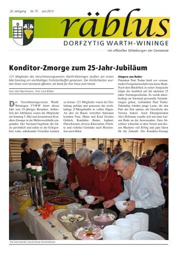 Räblus Nr. 75 Juni 2013 [PDF] - Warth-Weiningen