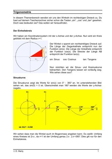 Trigonometrie - Makuwi.ch