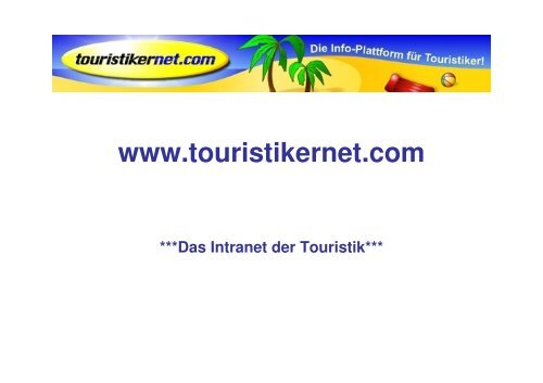 Präsentation tn pdf - Touristikernet