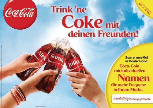 Coca Cola Mit Individuellen Fur Mehr Frequenz In Ihrem Markt