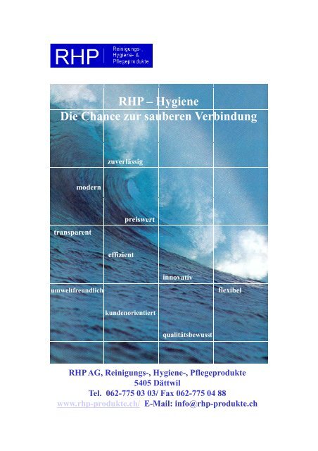 RHP-Preisliste 2012 (pdf, 5.4 MB) - RHP AG