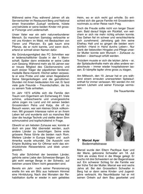 Pfarrblatt Nr. 3 - Pfarrei Schmitten