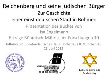 Reichenberg und seine jüdischen Bürger - Sudetendeutsche ...