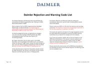 Liste der DaimlerChrysler-Ablehnungs-Codes - the International ...