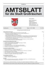 AMTSBLATT für die Stadt Großräschen