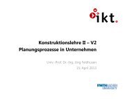 Vorlesung 1 - Institut für Allgemeine Konstruktionstechnik IKT ...