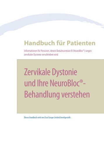 Zervikale Dystonie und Ihre NeuroBloc®- Behandlung verstehen