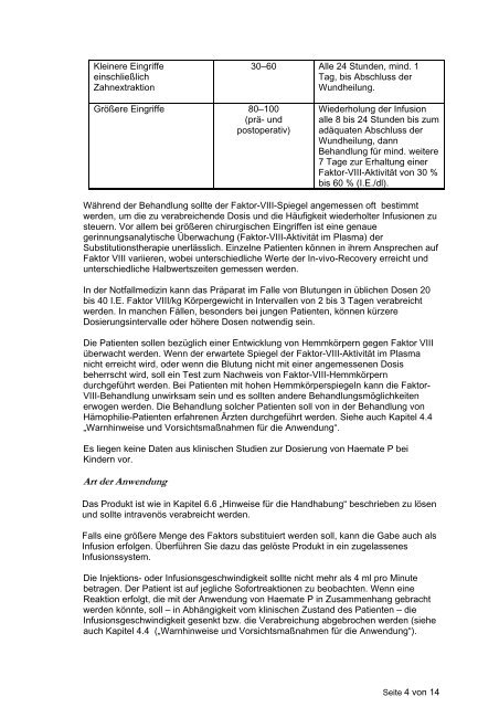 Fachinformation Haemate® P - CSL Behring Österreich