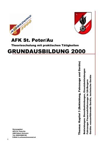GRUNDAUSBILDUNG 2000 - AFK St. Peter/Au