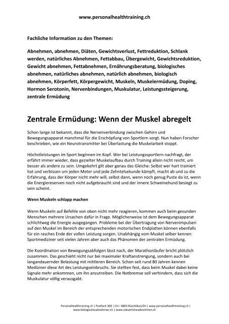 Das Ende der Diäten pdf