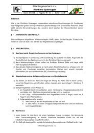 Richtlinie Spielregeln - billardkegelverband.de
