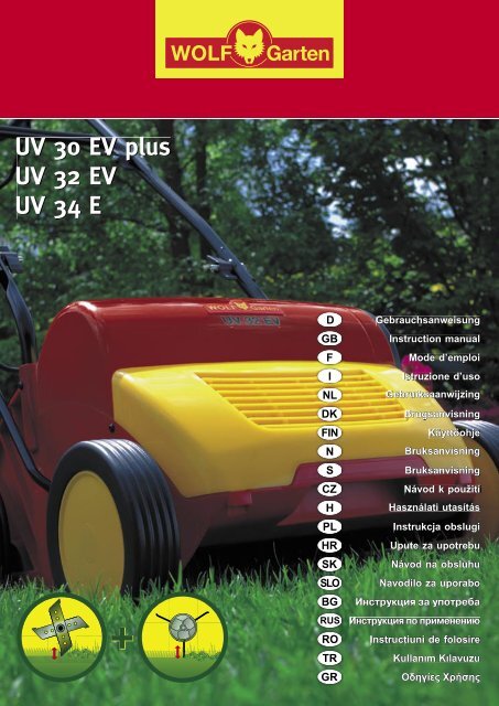 UV 30 EV plus UV 32 EV UV 34 E - WOLF-Garten NL