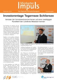 Miesbacher Impuls Sonderausgabe - November 2010 - SMG