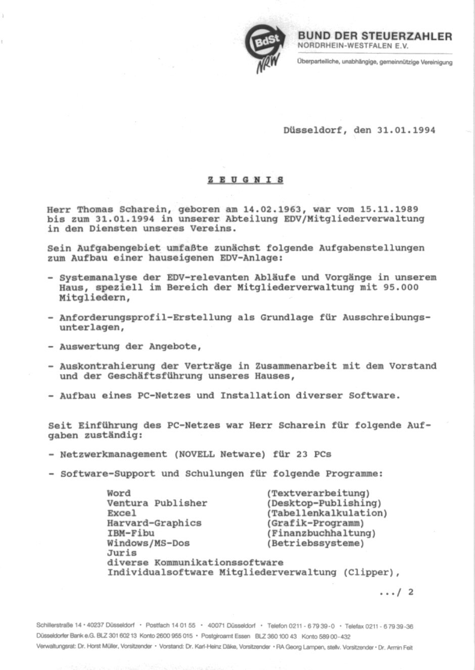 1 Free Magazines From Thomas Scharein De