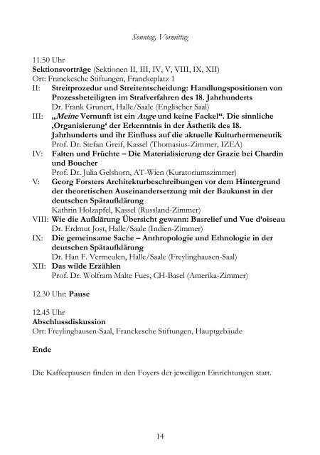 Tagungsprogramm - IZEA - Martin-Luther-Universität Halle-Wittenberg