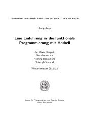 Eine Einführung in die funktionale Programmierung mit Haskell