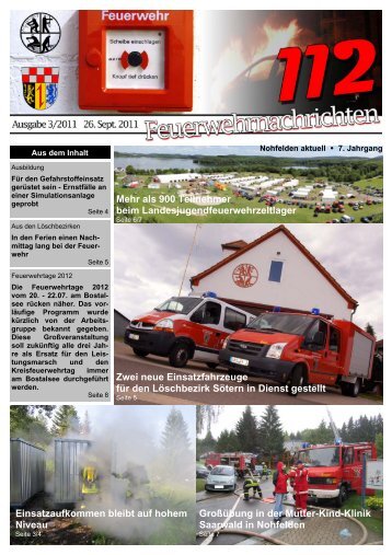 Feuerwehrnachrichten Ausgabe 03-2011 - Neunkirchen, Nahe