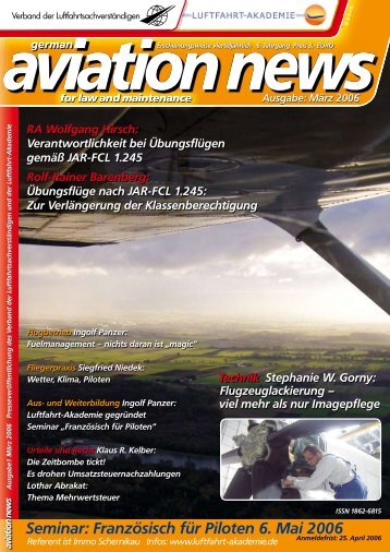 März 2006 - Verband der Luftfahrtsachverständigen