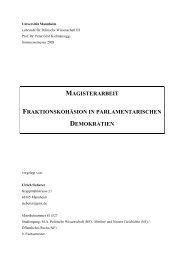 Arbeit als PDF anzeigen - Mzes - Universität Mannheim