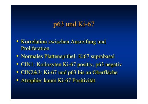 Neoplasien der Cervix uteri: