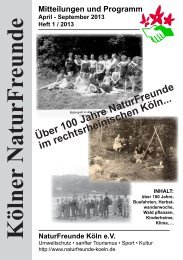 Programm, Seite 13 - NaturFreunde Köln