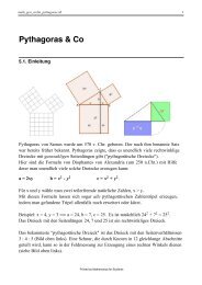 Pythagoras & Co - Mathpoint.ch