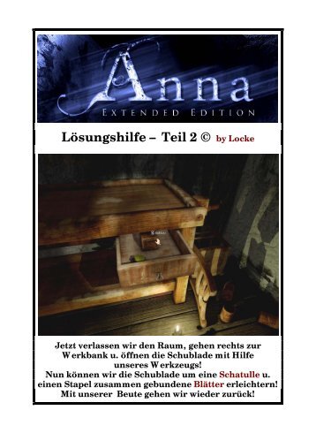 Anna - deutsche Lösung zur Extended Version - Gamepad.de