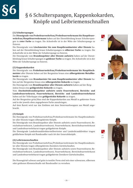 Uniformierungsrichtlinie des LFV Steiermark - Freiwillige Feuerwehr ...